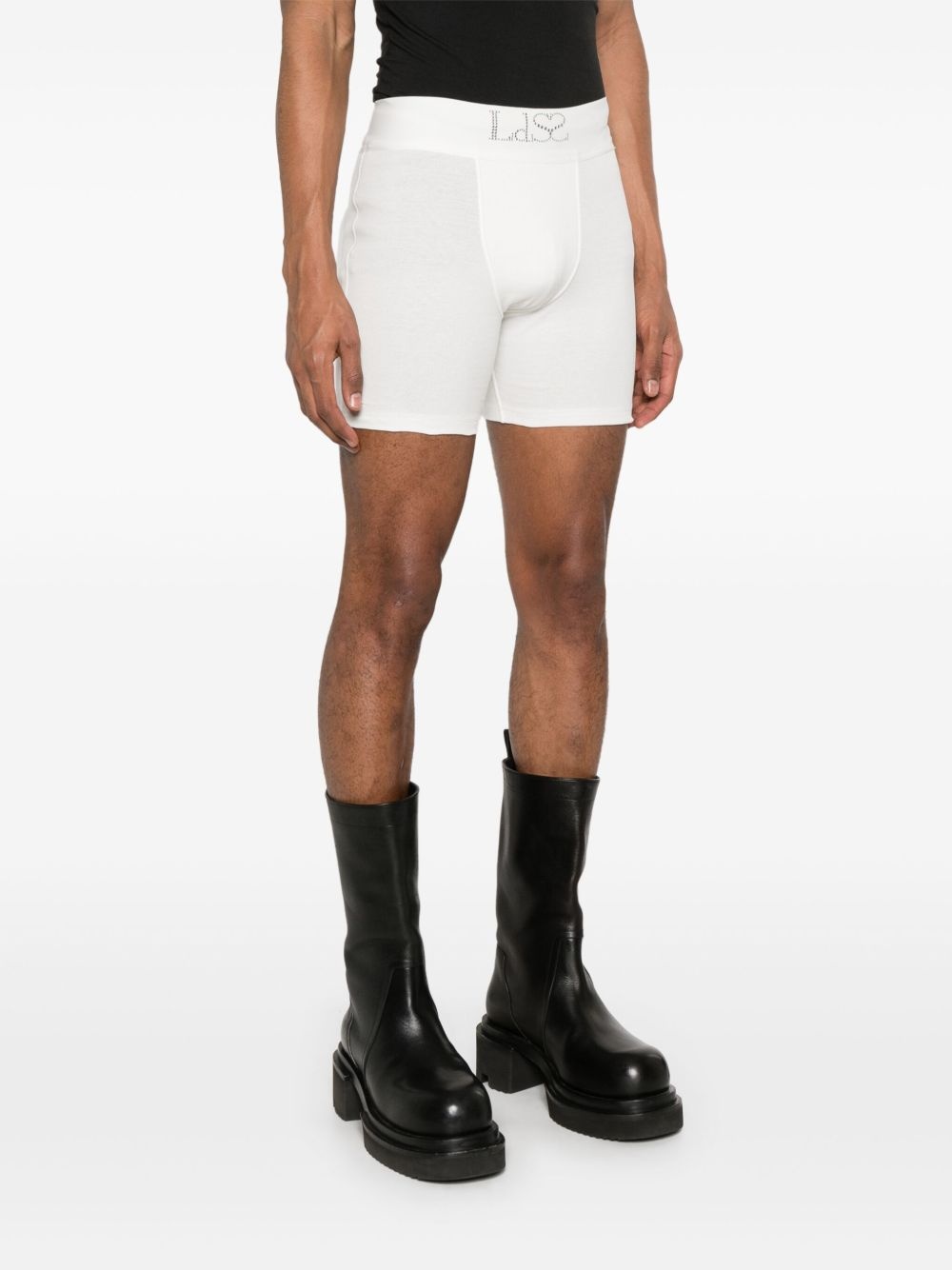 studded biker shorts - 3