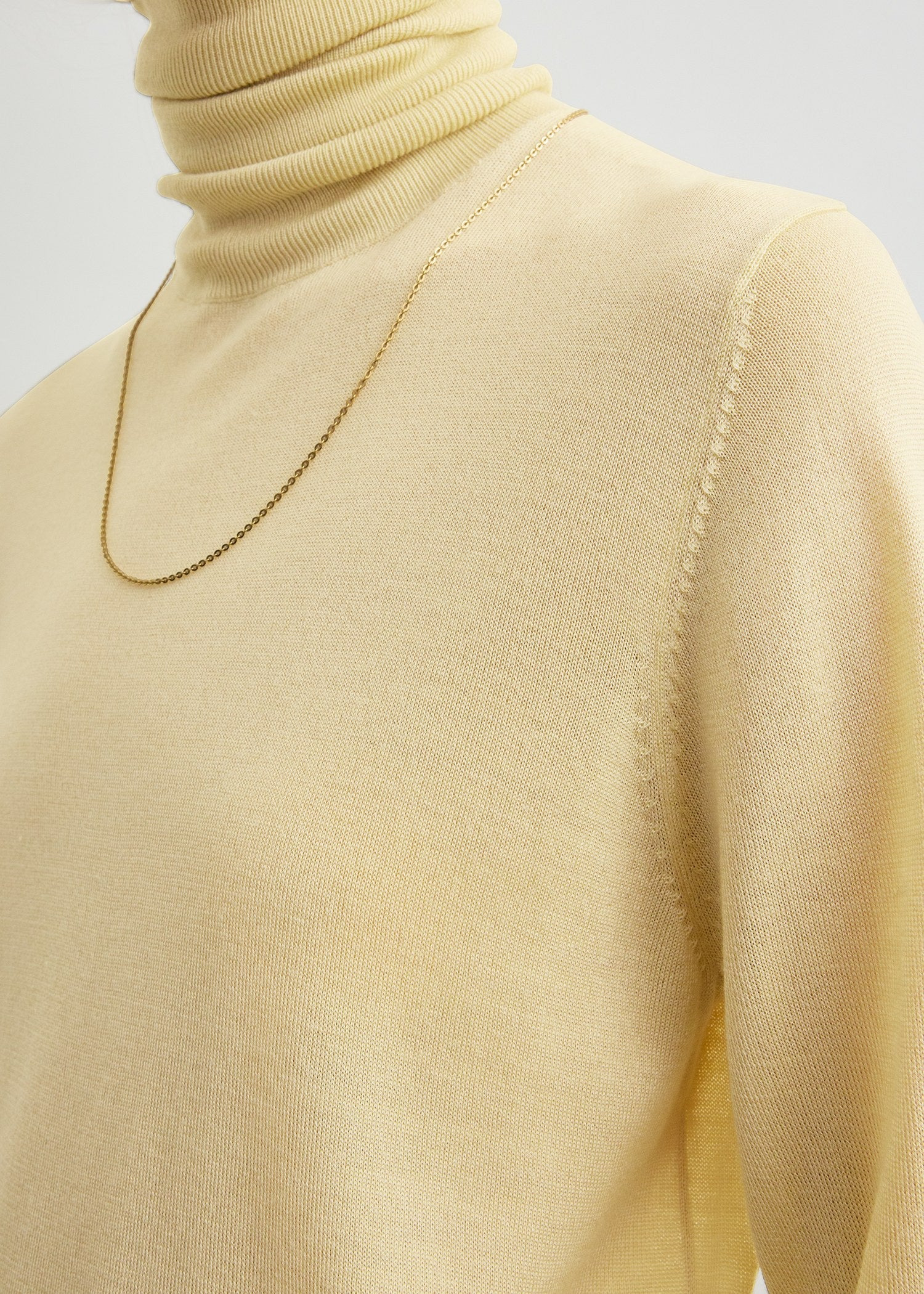 Double-sleeve turtleneck champagne - 6