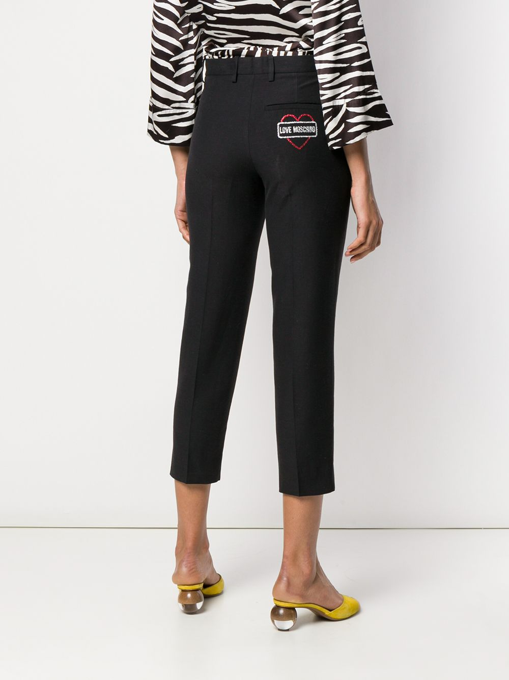 slim cropped trousers - 4