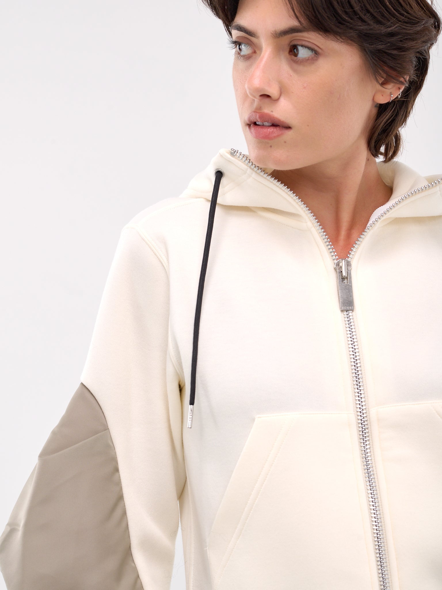 Nylon Twill x Sponge Sweat Hoodie - 4