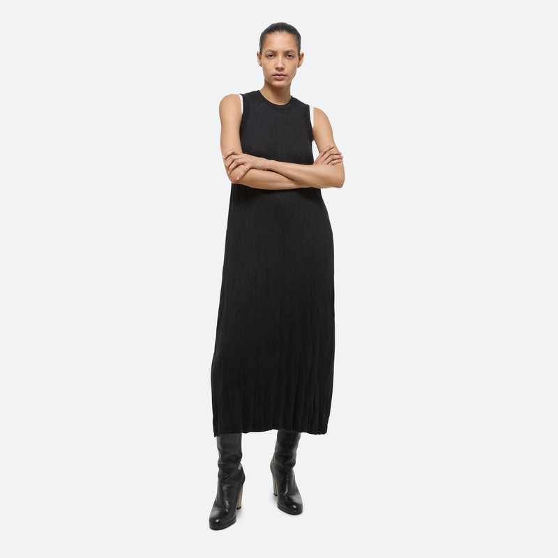 Helmut Lang SLEEVELESS CRUSHED KNIT DRESS outlook