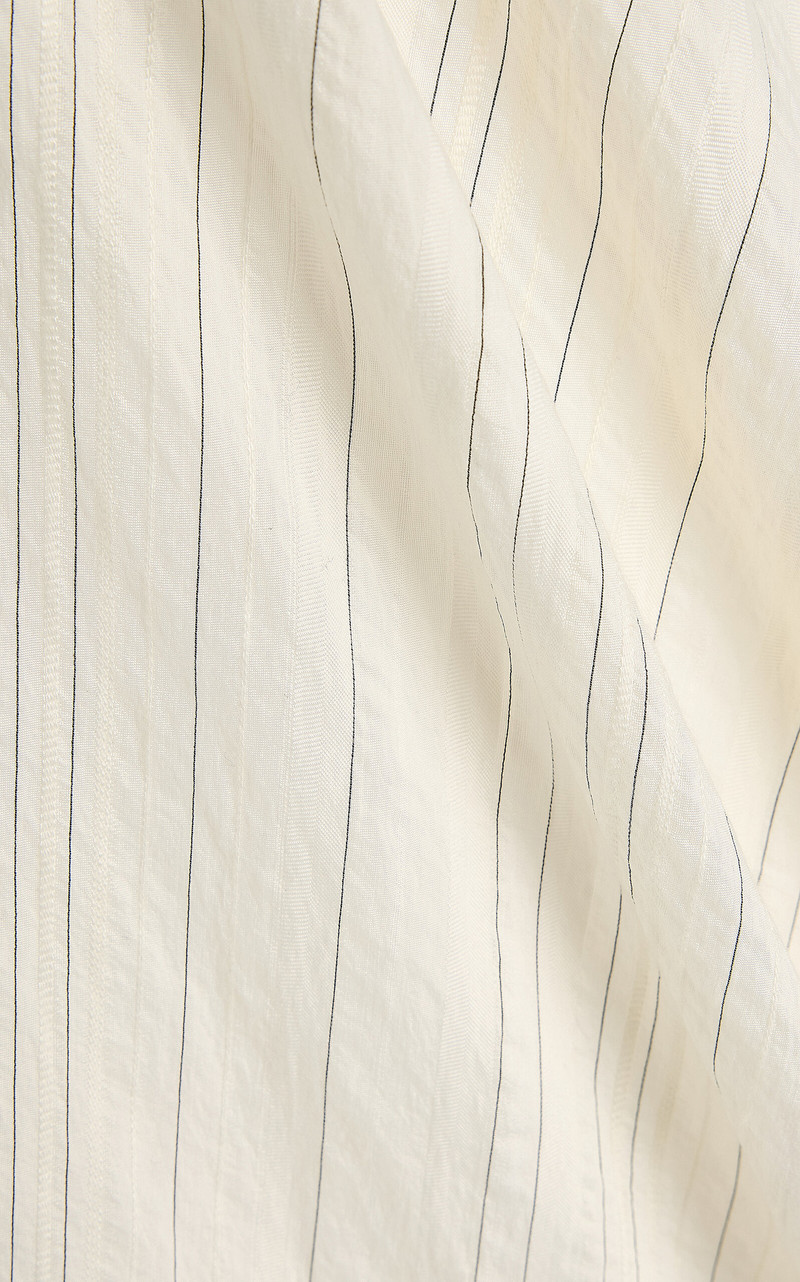 Kaia Skirt in Woven Stripe Flou ivory 5
