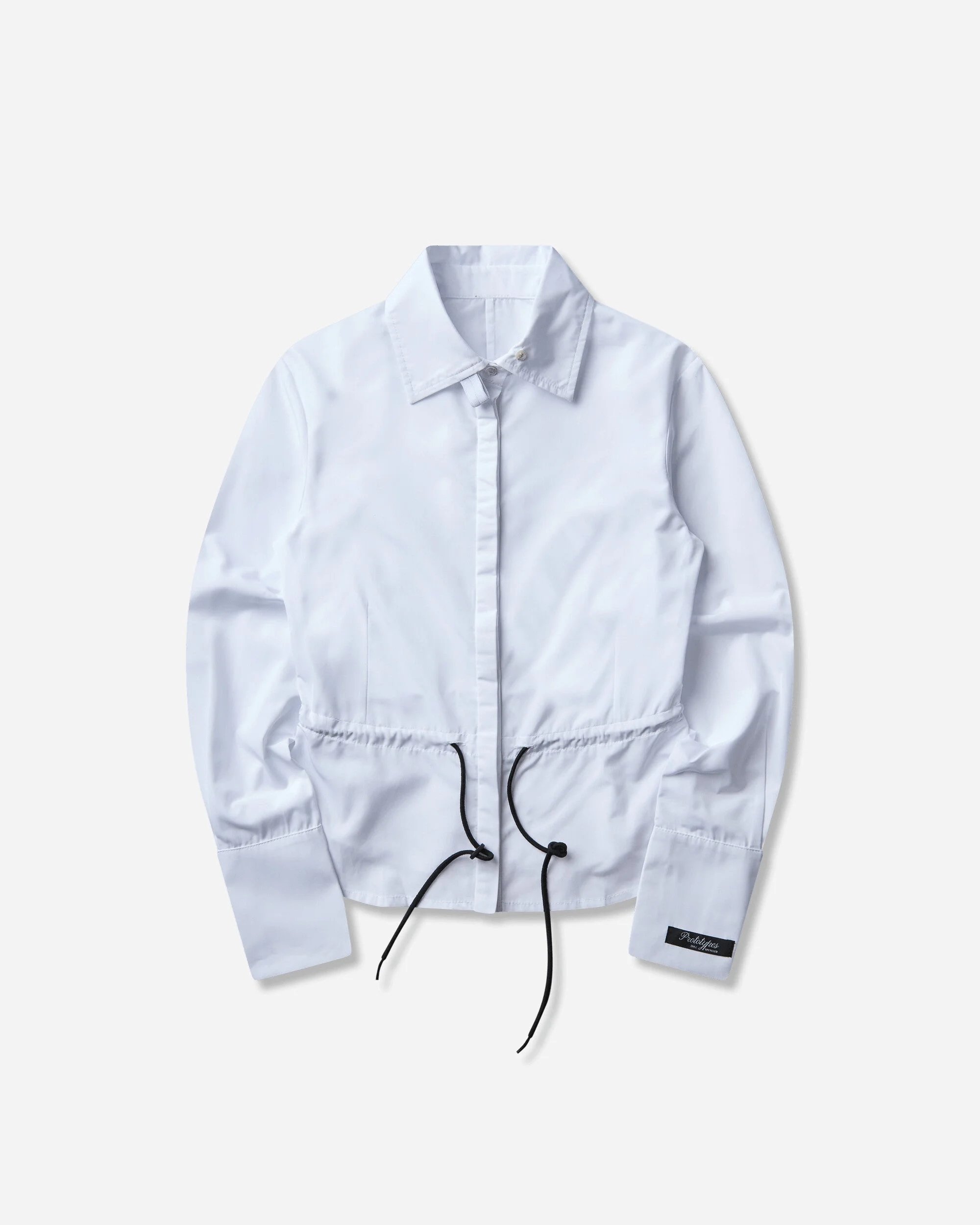 Women's Shoelace Shirt White - 1