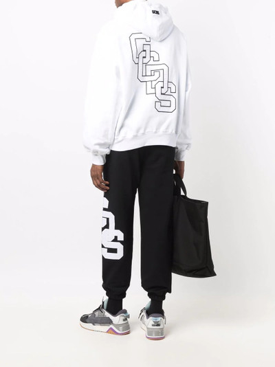 GCDS pullover logo-patch hoodie outlook