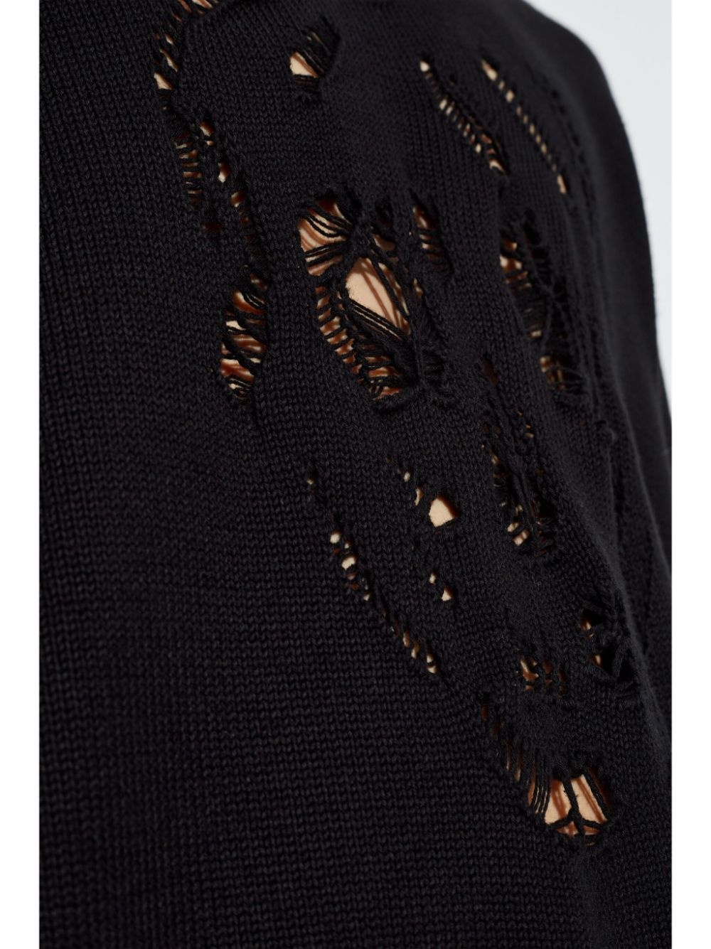 DISTRESSED SKULL SWEATER - 5