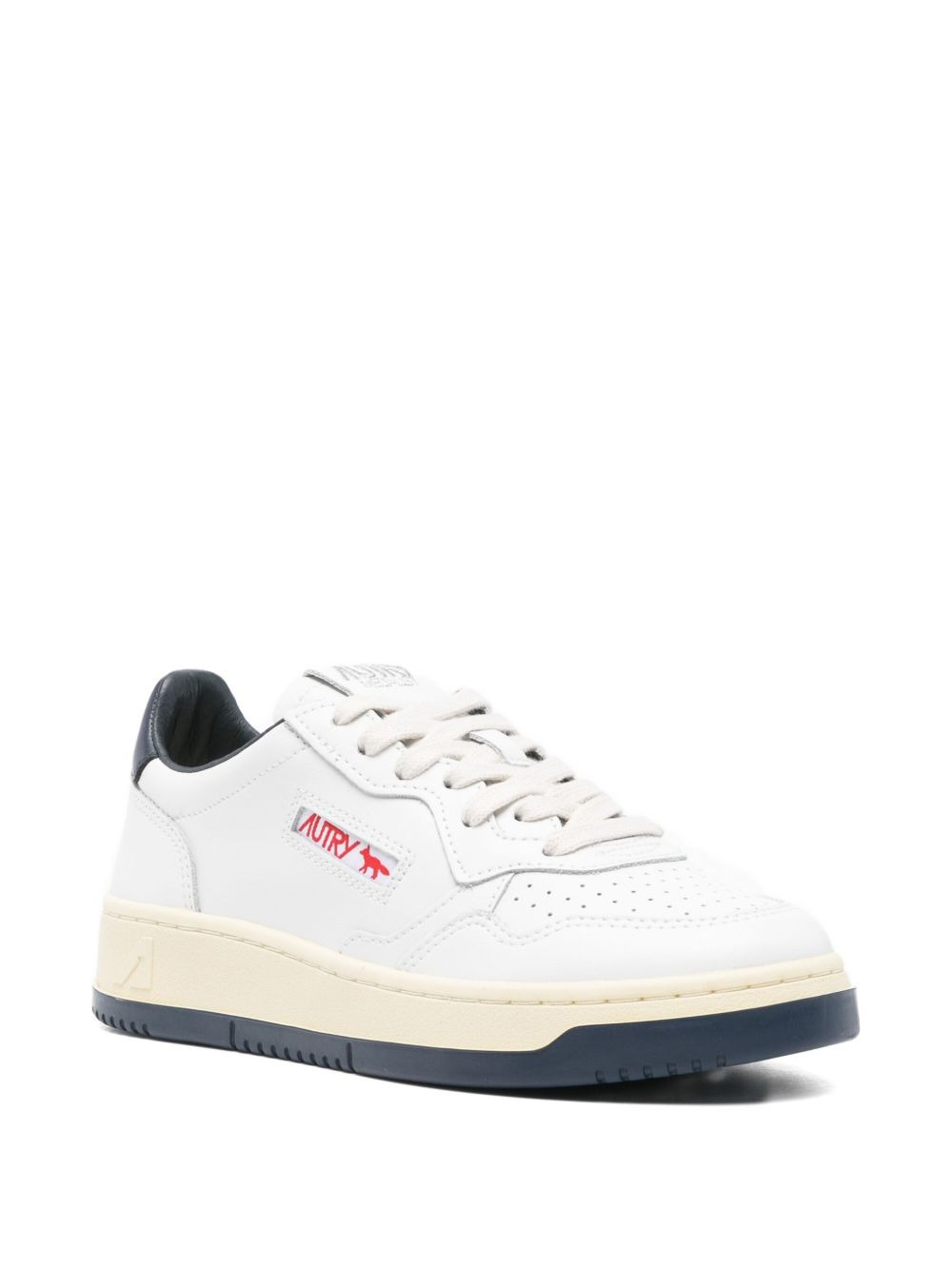 x Maison Kitsuné leather low-top sneakers - 2