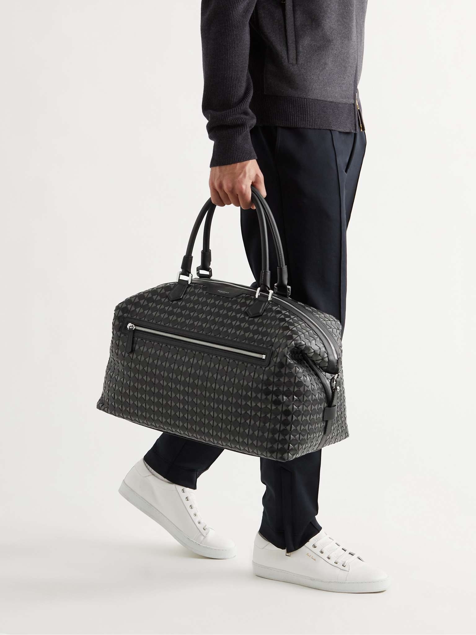 Woven Leather Holdall - 2