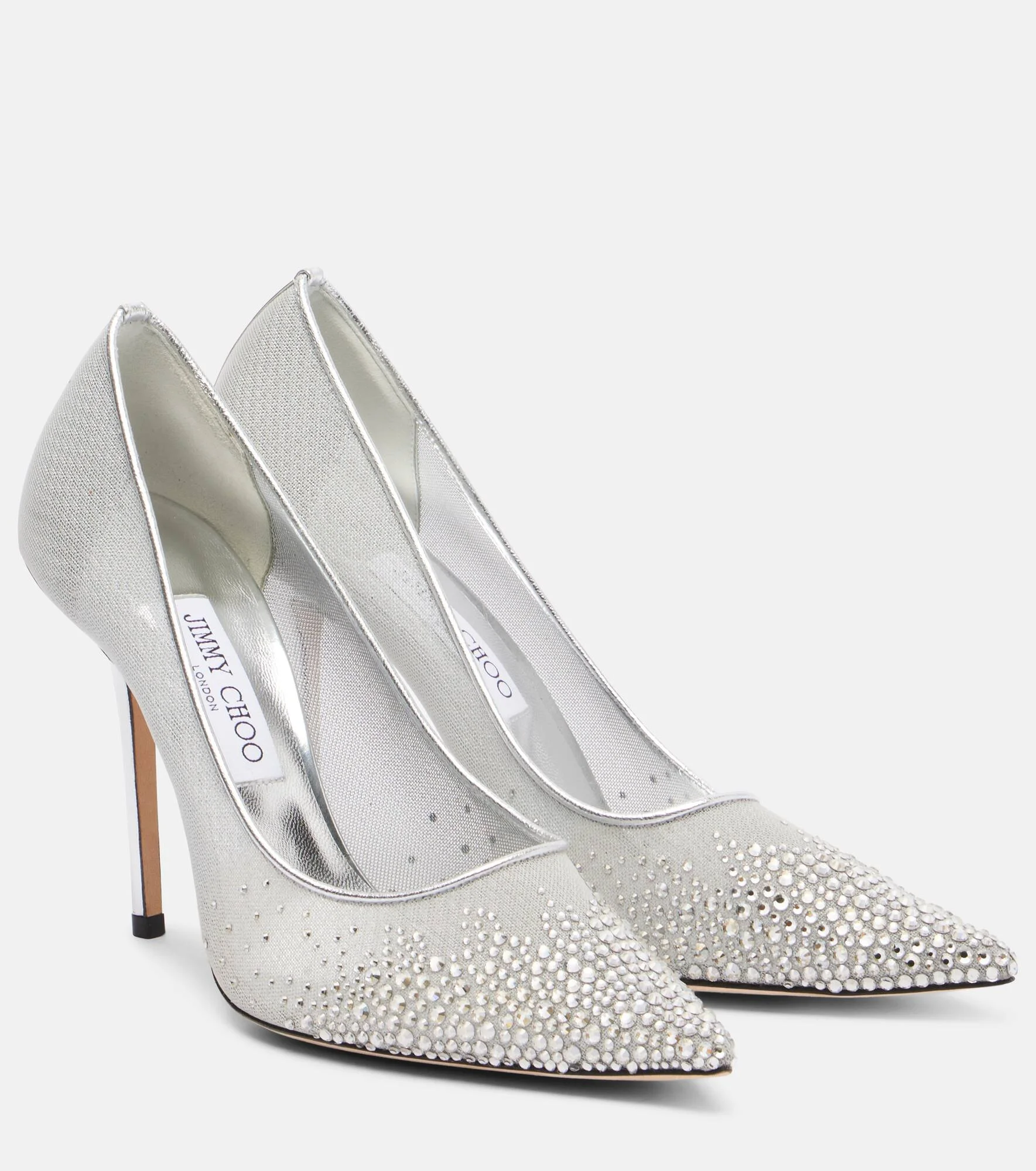Love 100 crystal-embellished pumps - 1