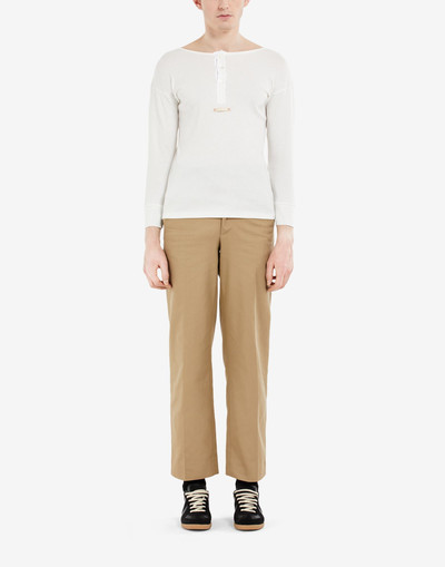 Maison Margiela High-waisted pleated trousers outlook