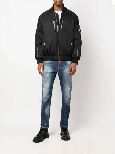 PHILIPP PLEIN straight-leg denim jeans outlook