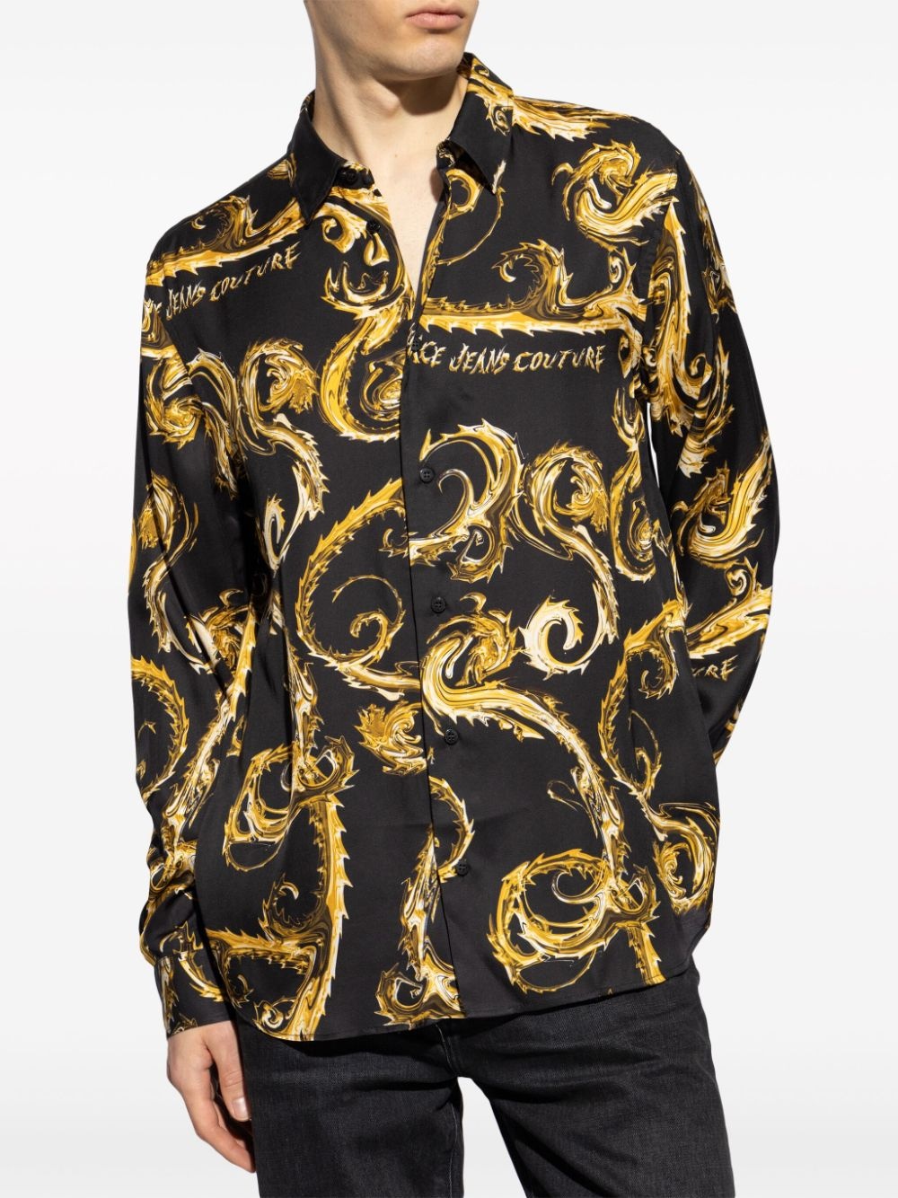 Watercolor Couture-print shirt - 3