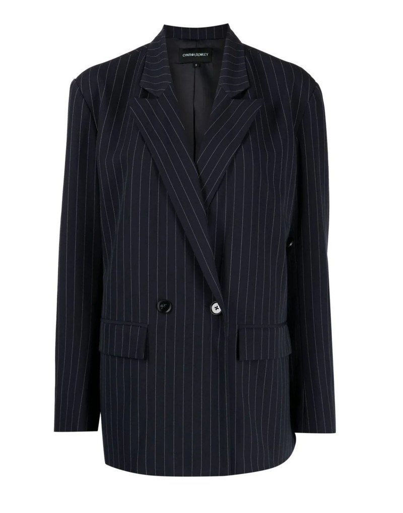 Pinstripe Blazer 7