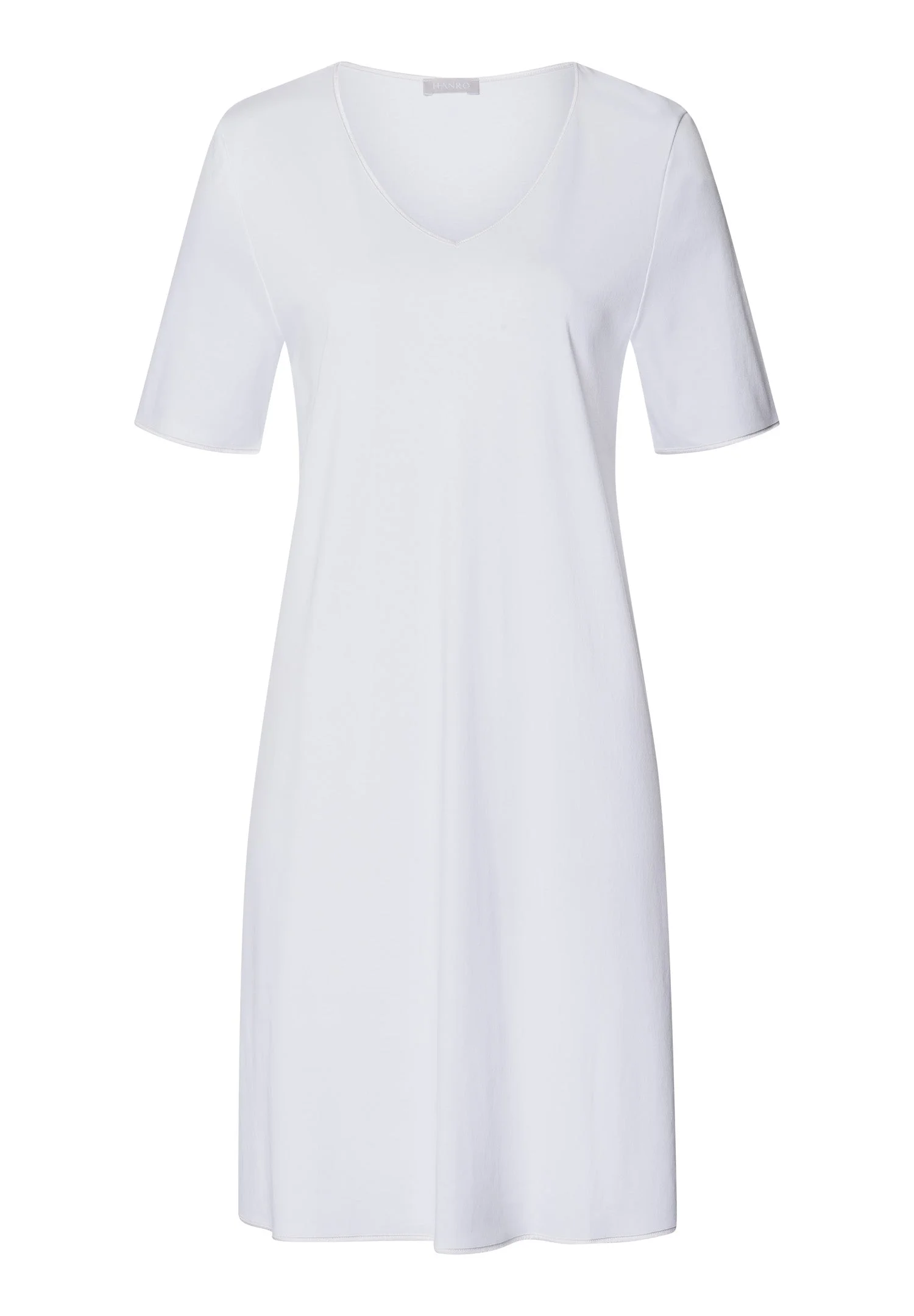 Cotton Silk V-Neck Cotton Nightgown - 1