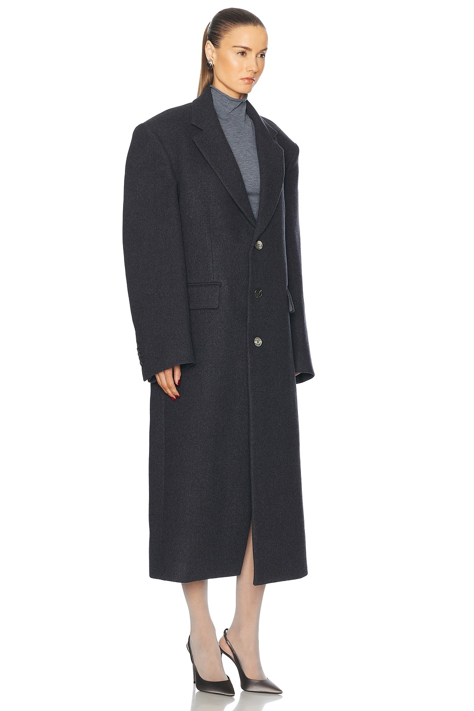 Single Breasted Coat - 3