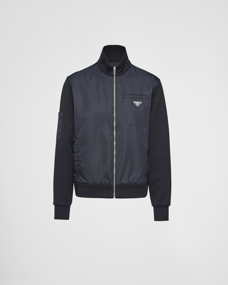 Sweatshirt with Re-Nylon details 1