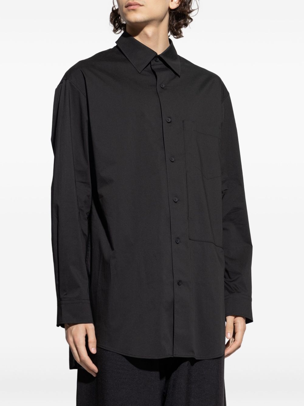 button-fastening shirt - 3