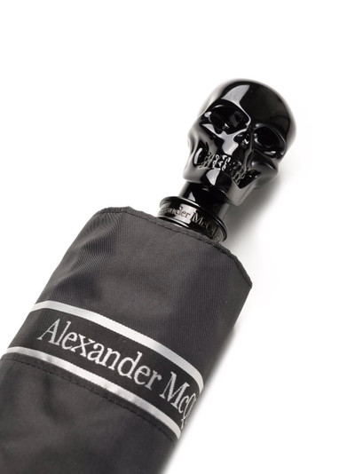 Alexander McQueen logo trim umbrella outlook