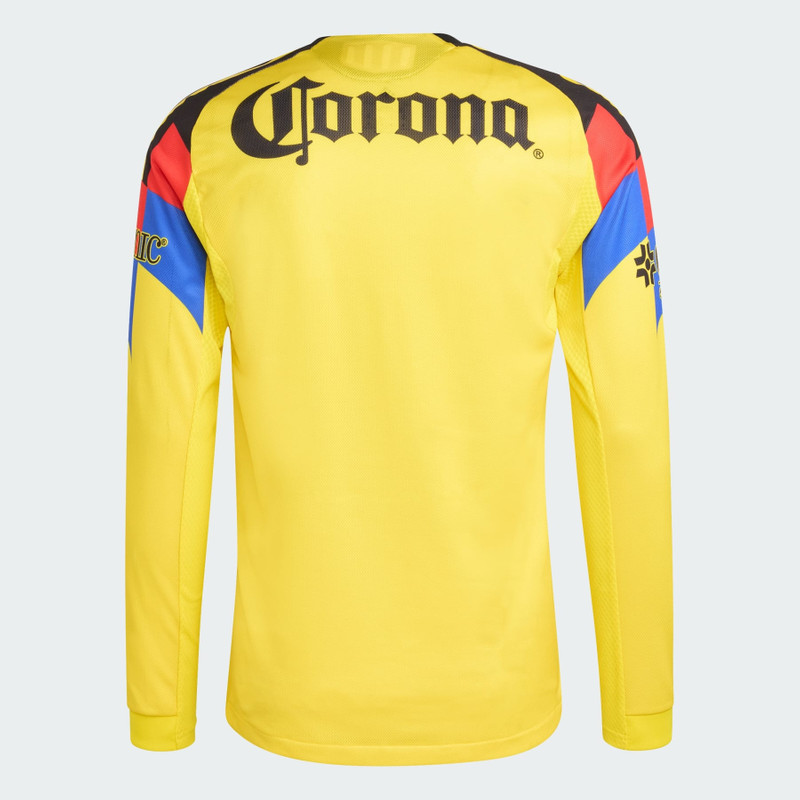 Club America 25/26 Long Sleeve Home Authentic Jersey 3