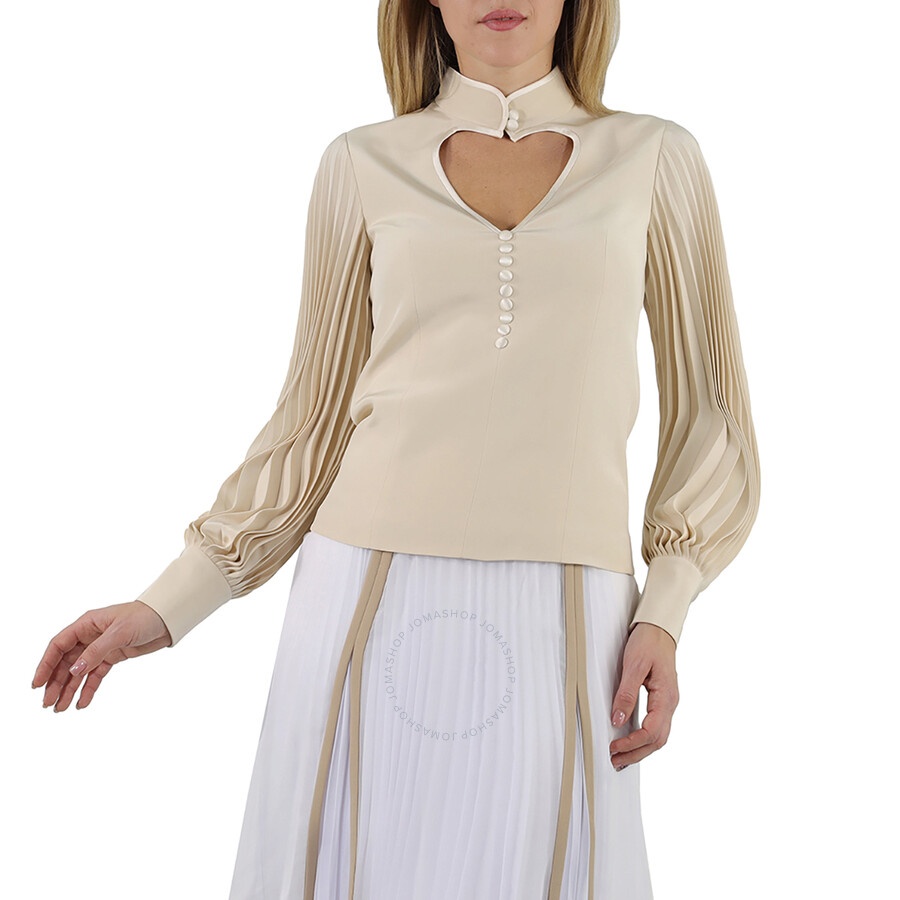 Gucci Cut Out Detail Blouse - 2