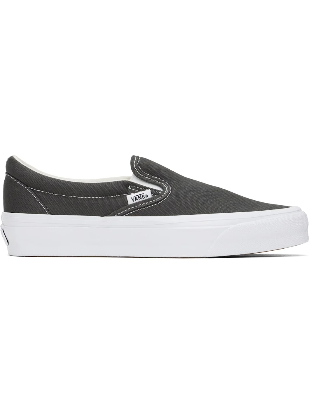 Gray Classic Slip-on Sneakers - 1