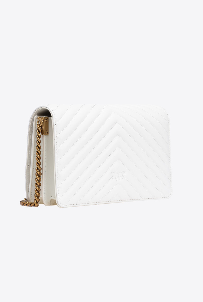 PINKO CLASSIC LOVE BAG CLICK CHEVRON outlook