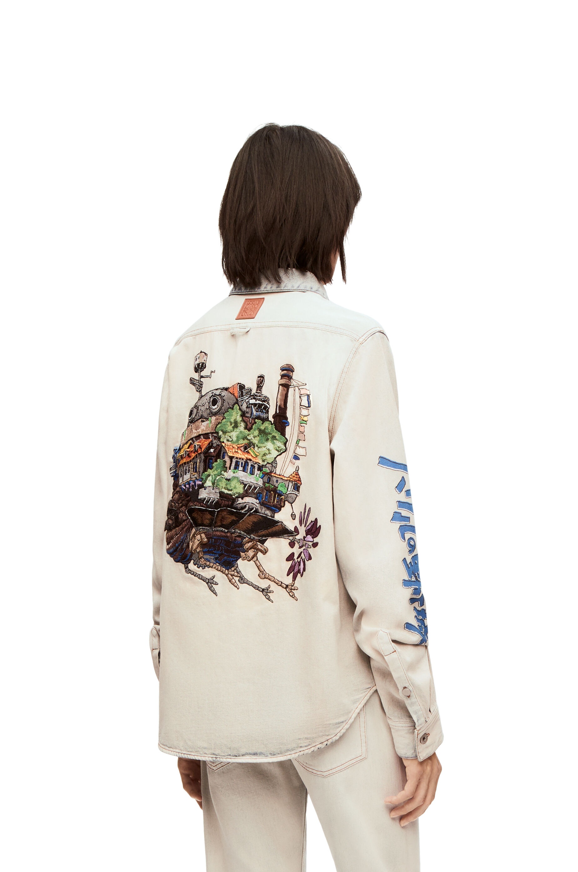 Moving Castle overshirt in denim - 4