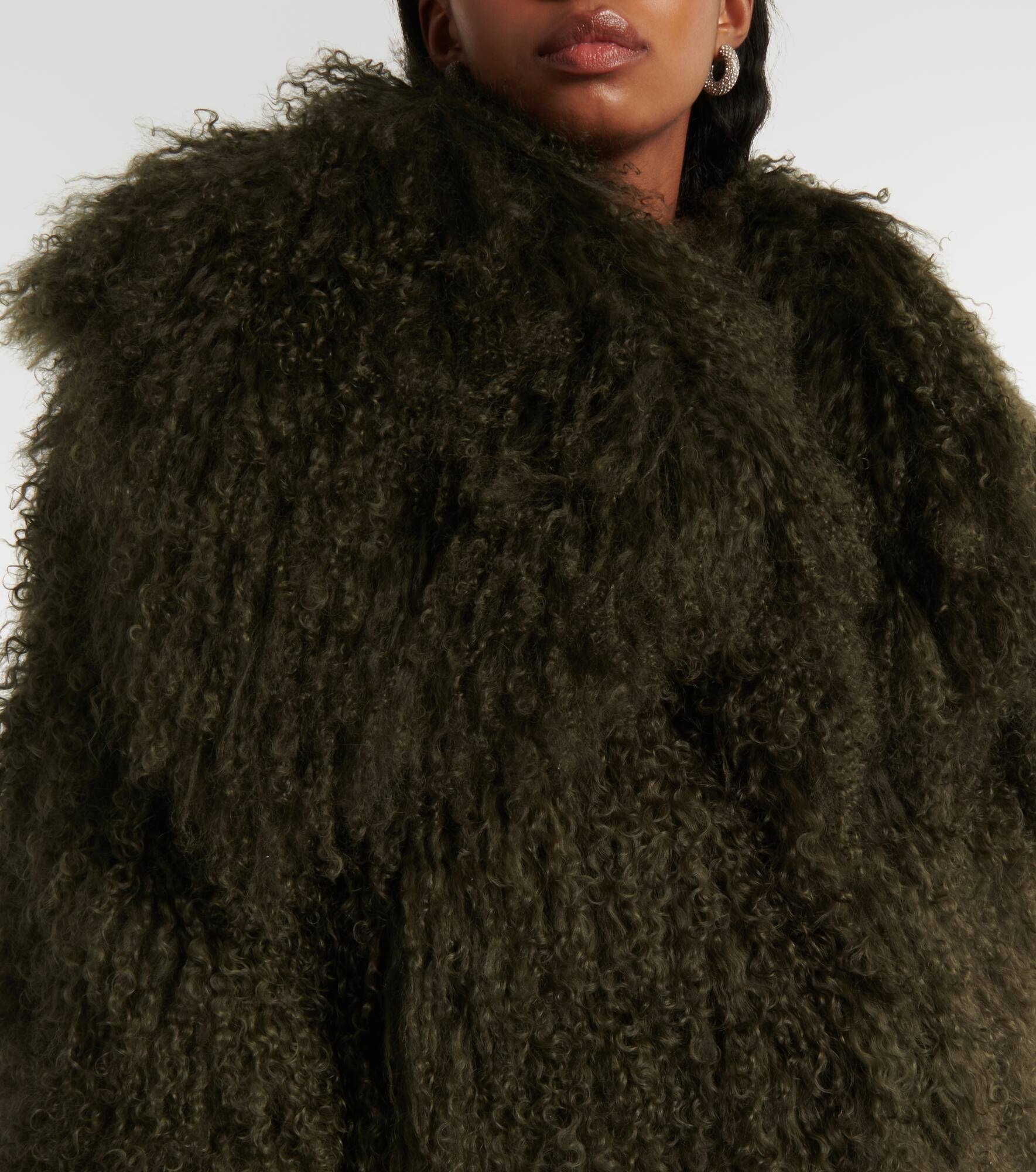 Faux fur bomber jacket - 5