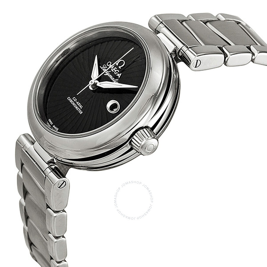 Omega De Ville Ladymatic Automatic Black Dial Stainless Steel Ladies Watch  425.30.34.20.01.001 - 2