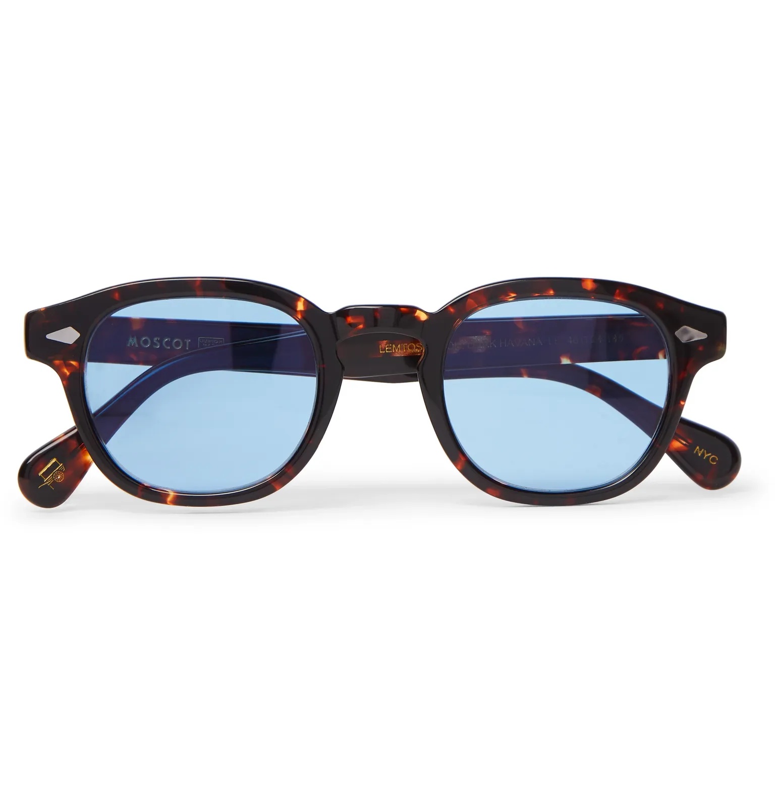 Lemtosh Round-Frame Tortoiseshell Acetate Sunglasses - 1