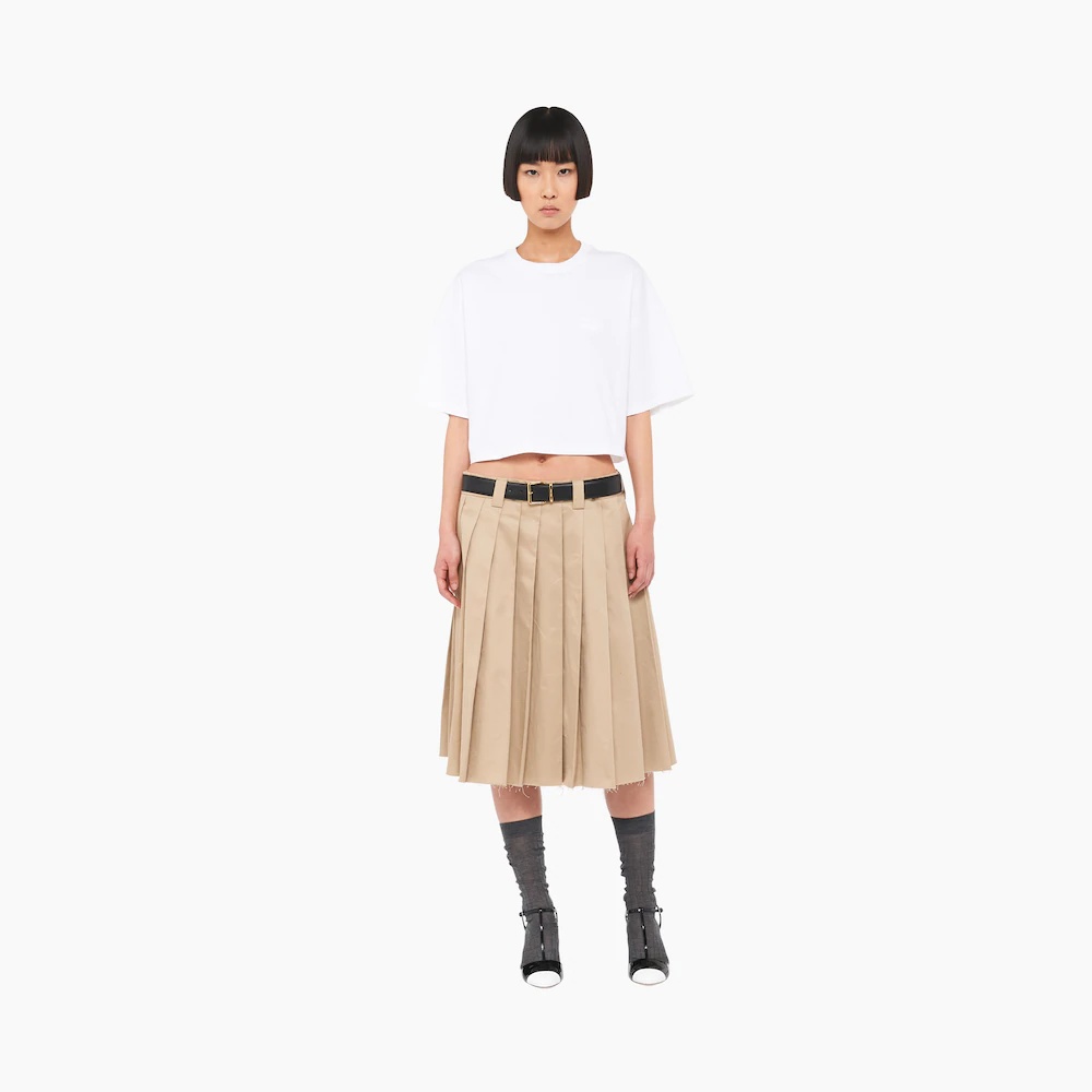 Embroidered cotton T-shirt - 2
