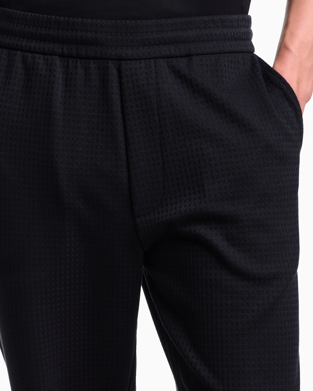 ASV LYOCELL-BLEND JACQUARD JERSEY TROUSERS - 5