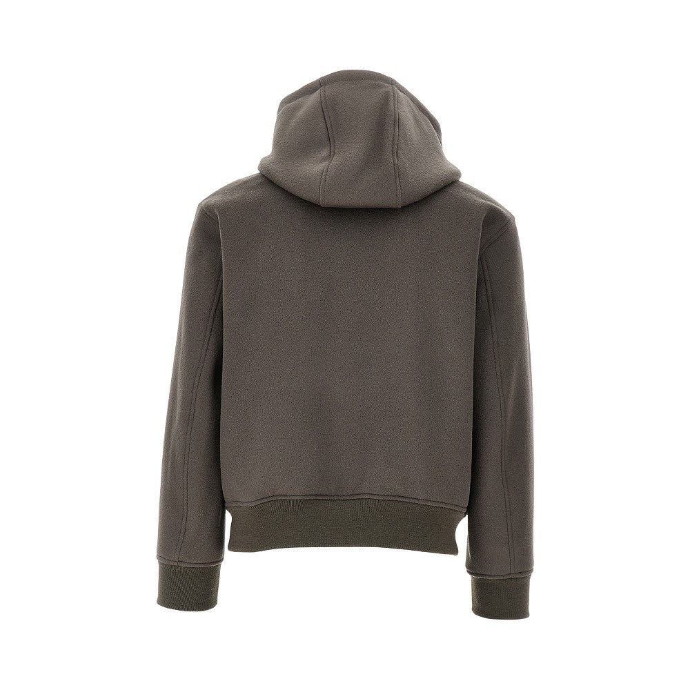 VIRGIN WOOL CLOTH BLOUSON - 3
