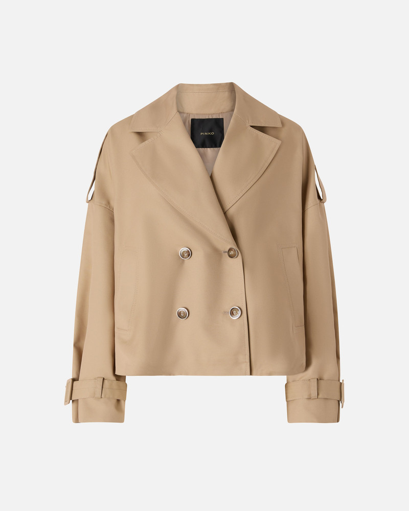 SHORT DOUBLE-BREASTED TRENCH COAT 3
