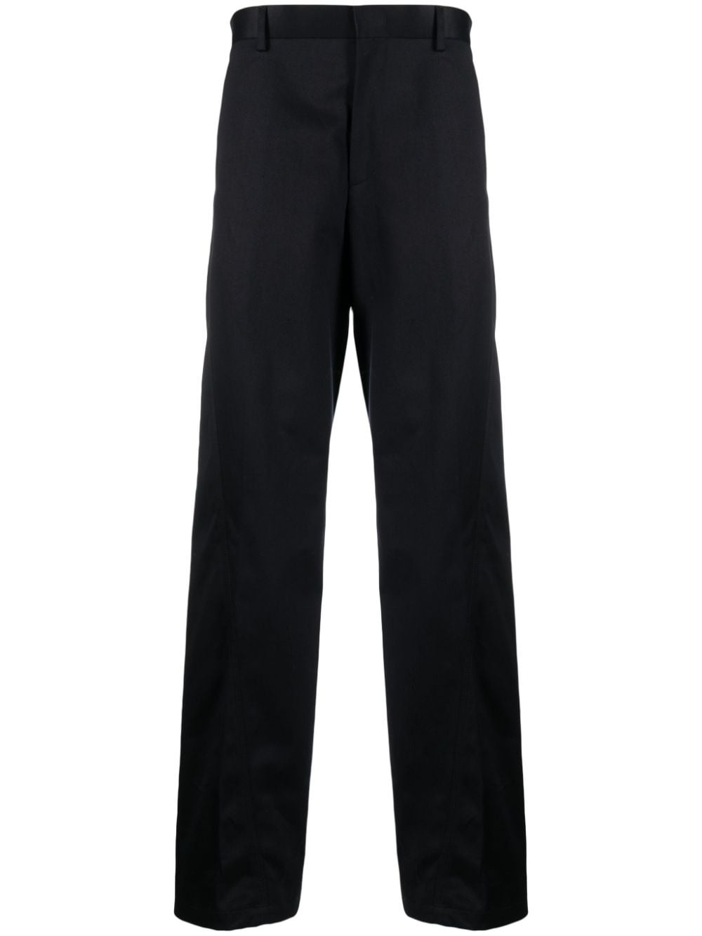 Twisted cotton chino trousers - 1