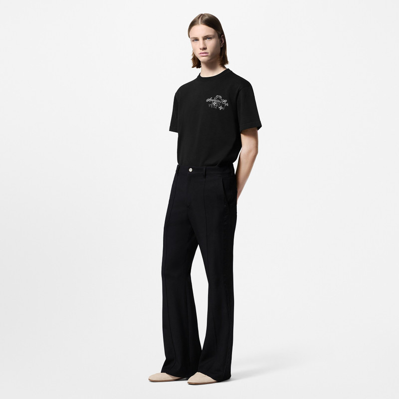 Louis Vuitton Flared Mix Wool And Cotton Evening Pants outlook
