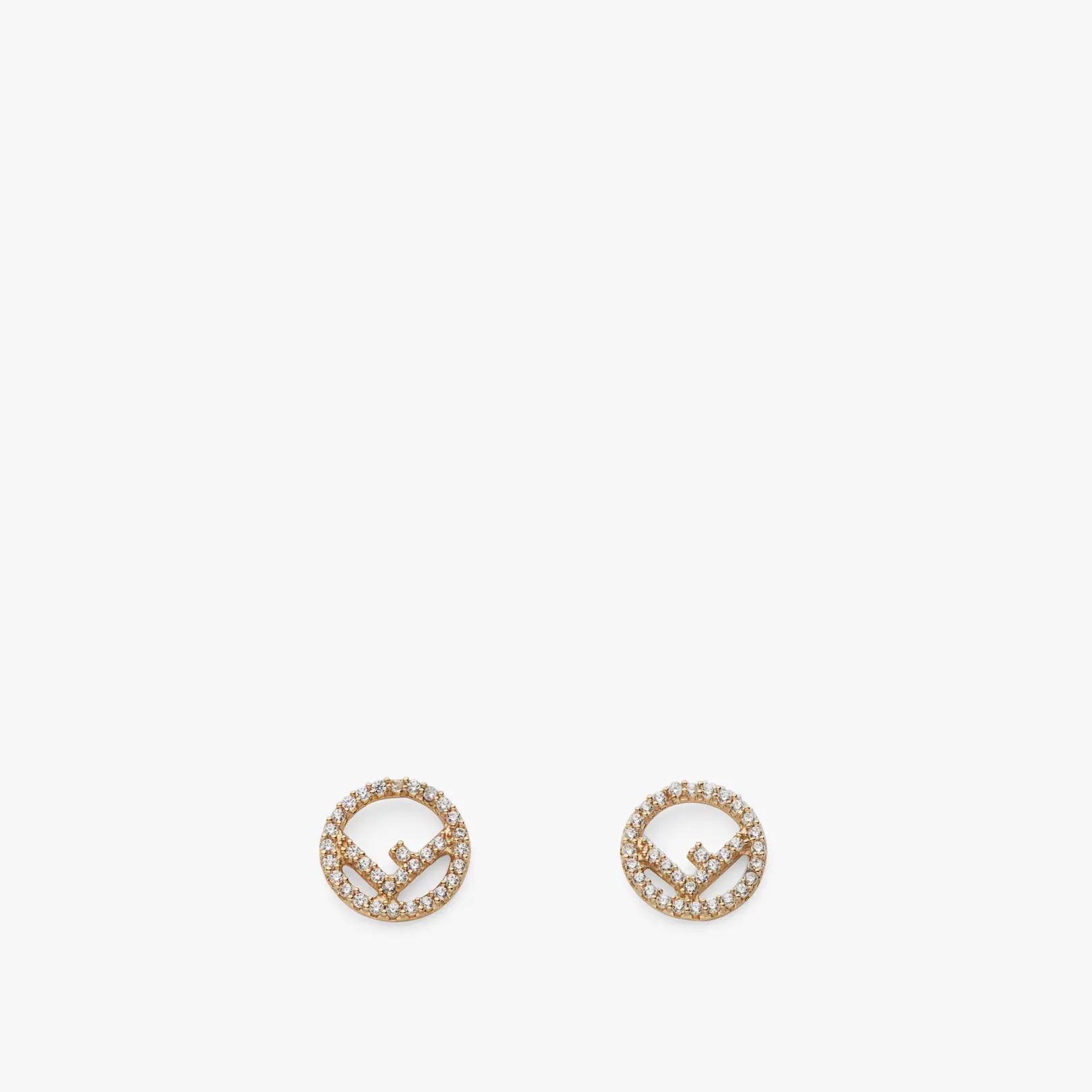 Gold-colored earrings - 1