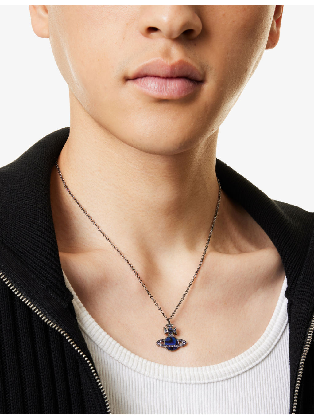 Rina Orb Brass Necklace - 2