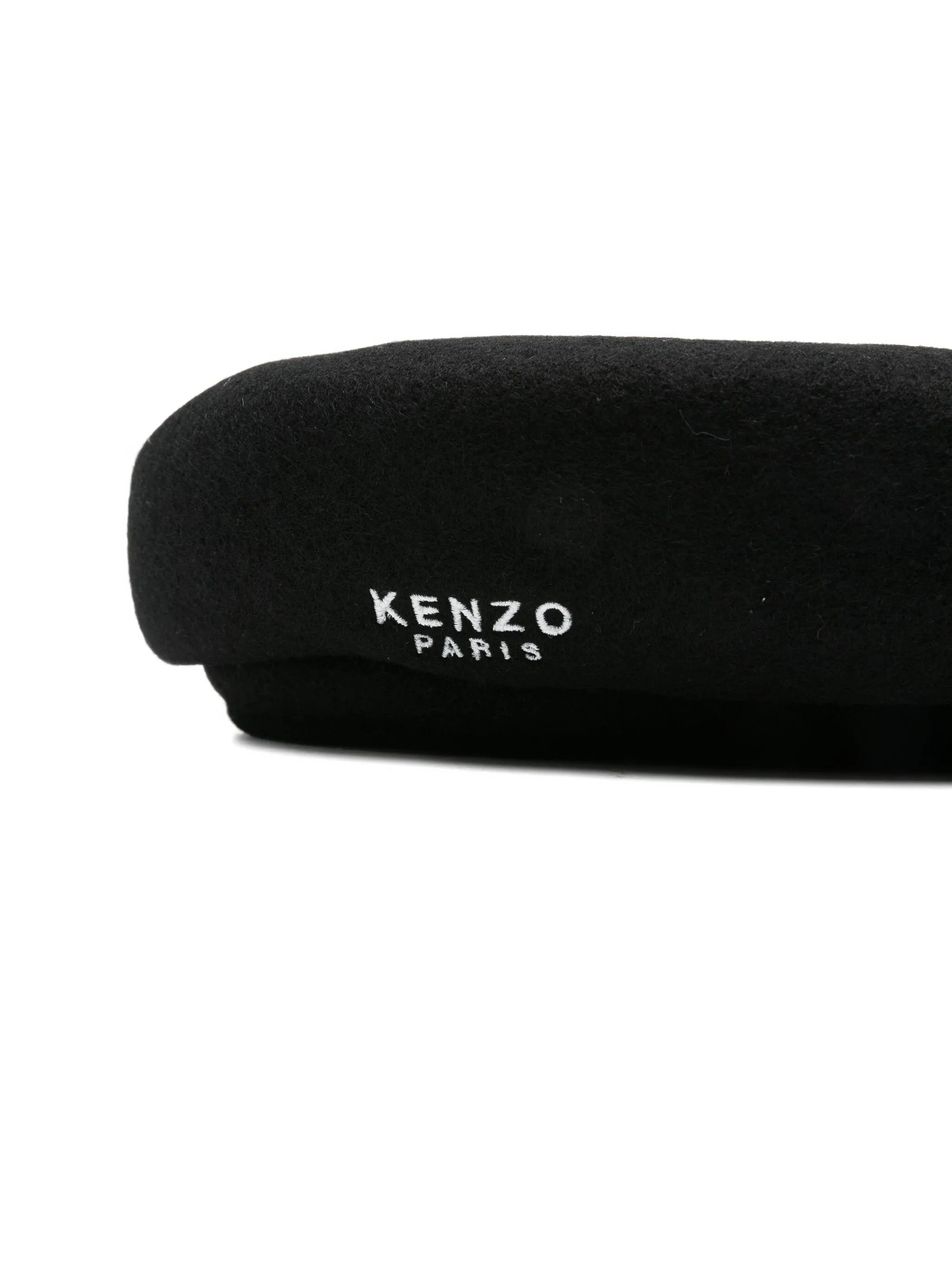 Kenzo Embroidered-logo Wool Beret - 2