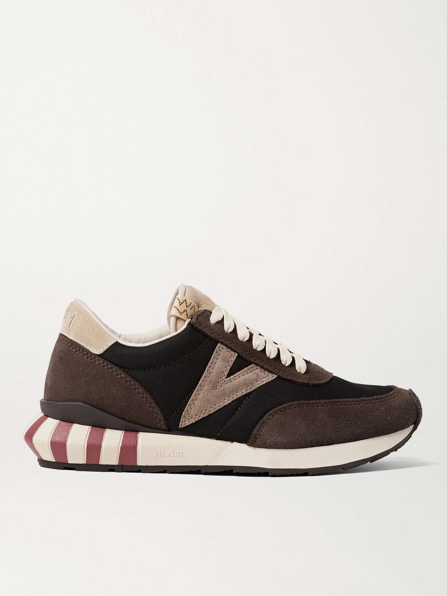 Attica Suede-Trimmed Nylon Sneakers - 1