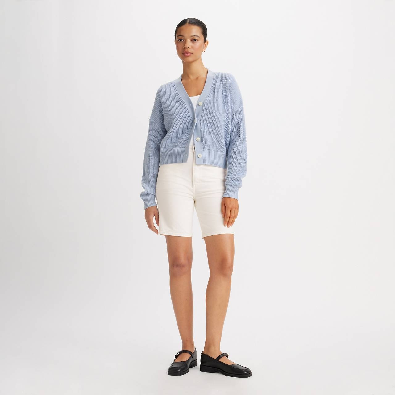 RIBCAGE BERMUDA WOMEN'S SHORTS - 3