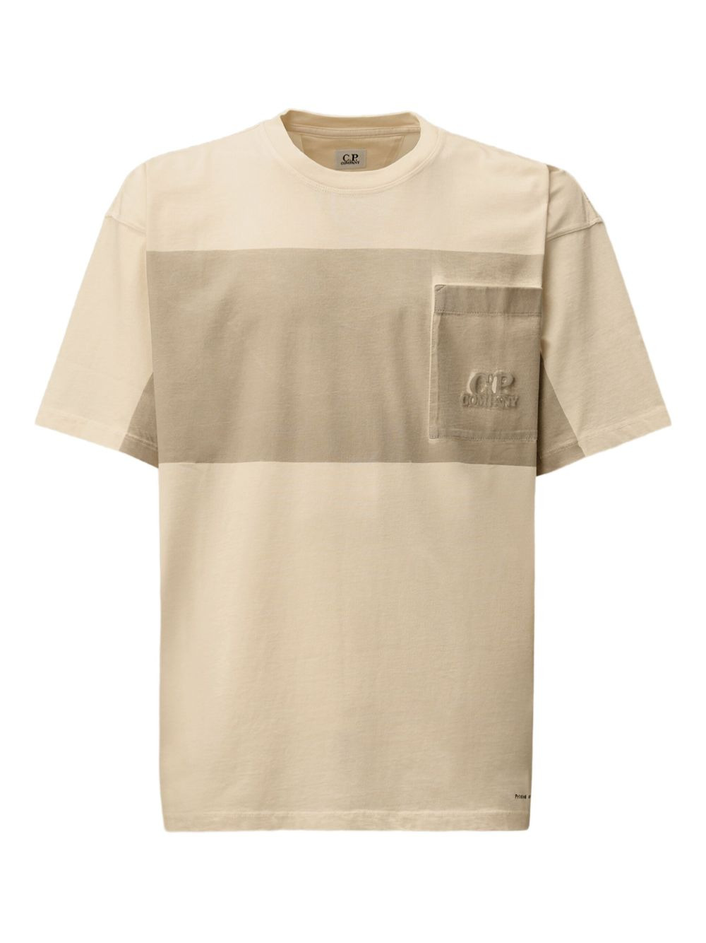 panelled pocket T-shirt - 1