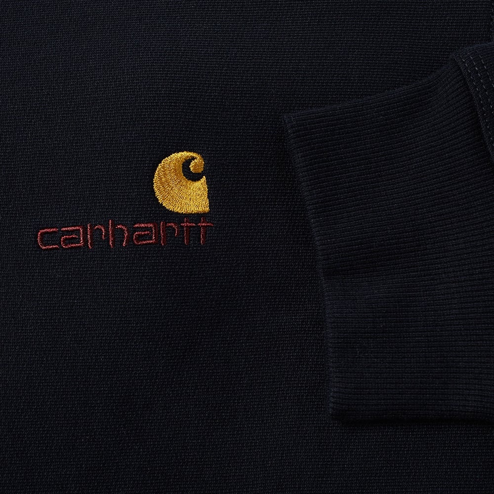 Carhartt WIP Half Zip American Script Sweat - 3