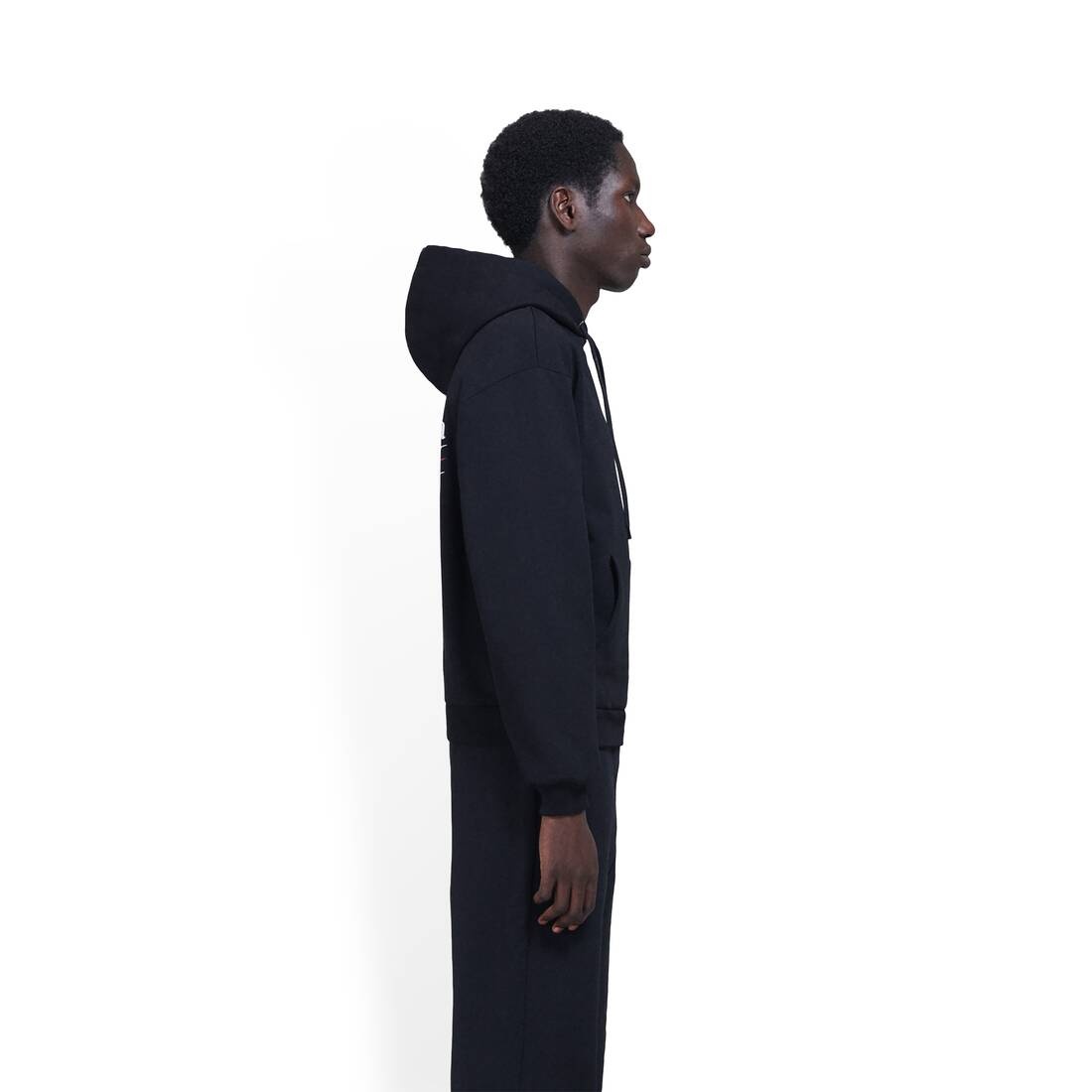 Men's Political Campaign Hoodie Medium Fit in Black - 3
