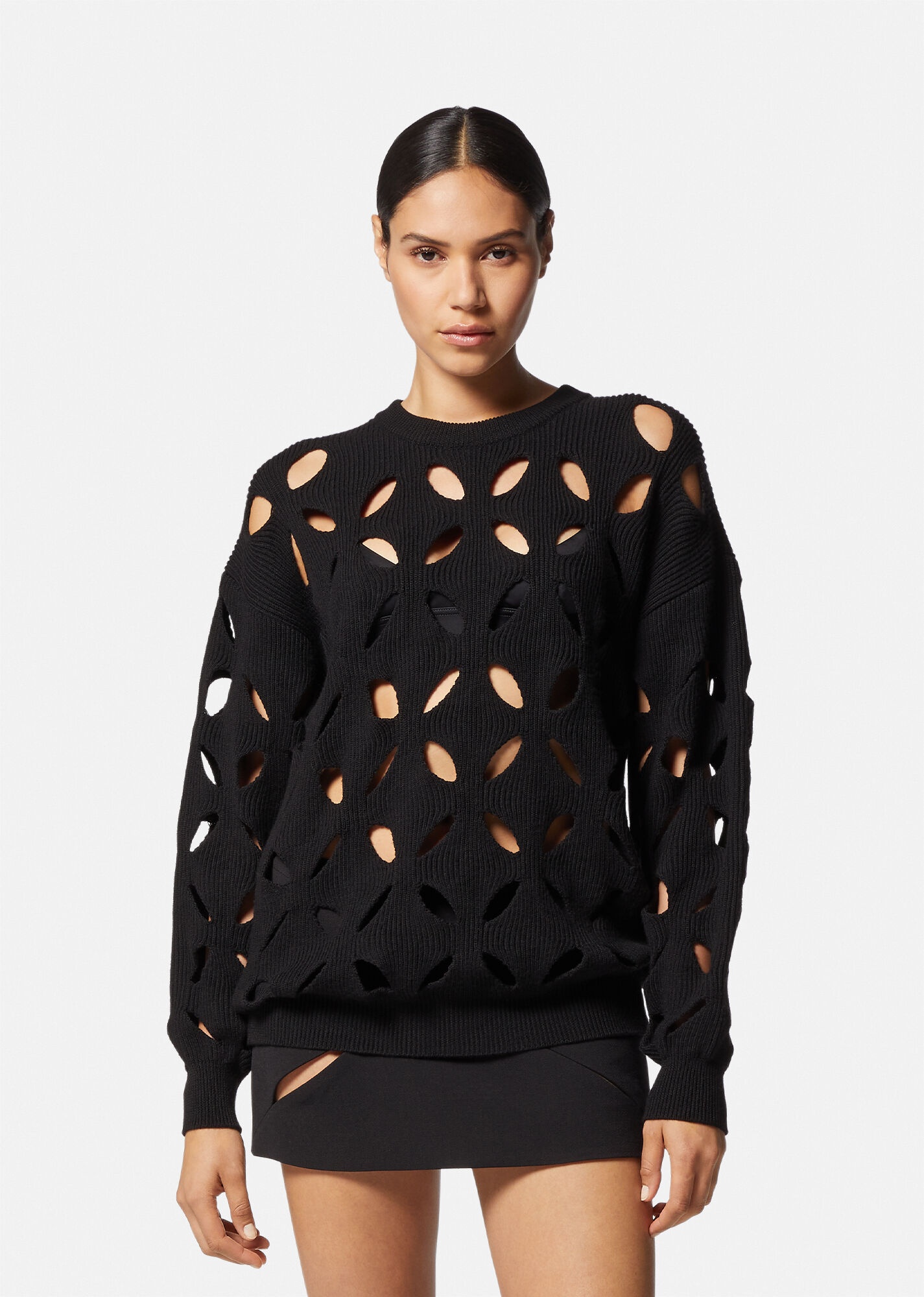 Slashed Knit Jumper - 3