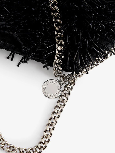 Stella McCartney Falabella mini bead-embellished satin cross-body bag outlook