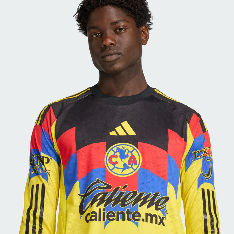 Club America 25/26 Long Sleeve Home Authentic Jersey 6