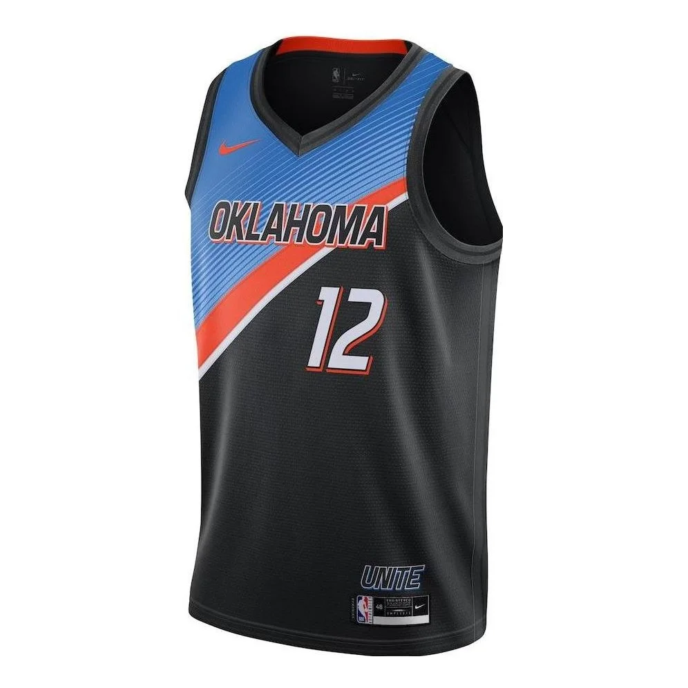 Nike x NBA Oklahoma City Thunder City Edition Jersey 'Steven Adams 12' CN1753-010 - 1