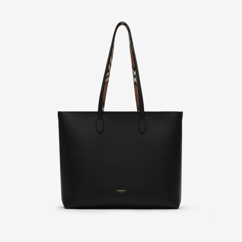 Medium Check-lined Tote 1