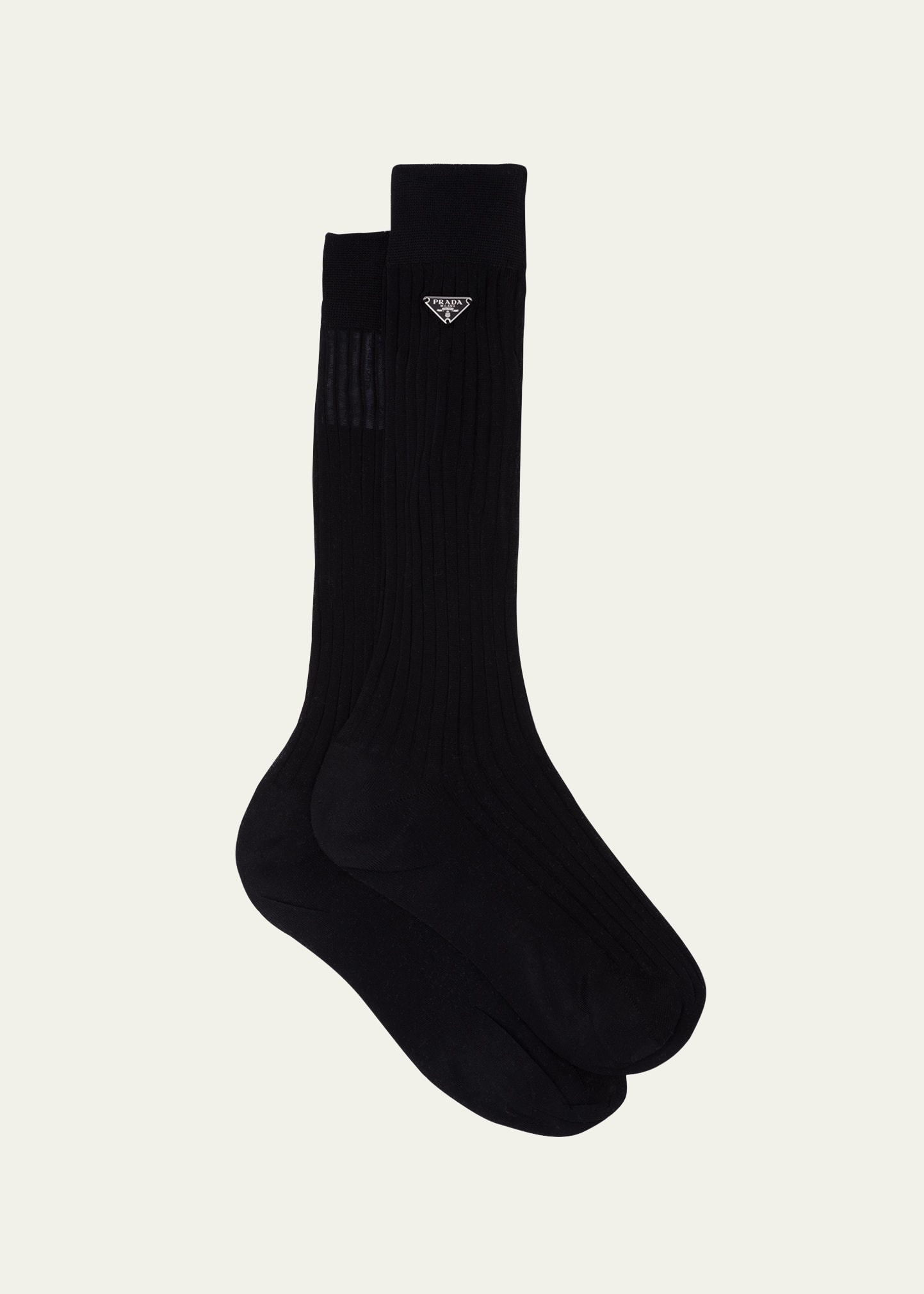 Superfine Ribbed Socks - 1