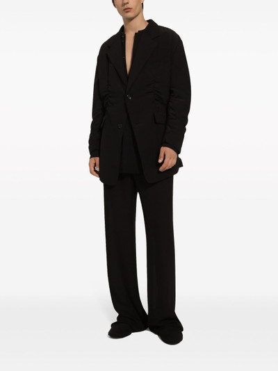 Dolce & Gabbana long-sleeved silk-blend shirt outlook